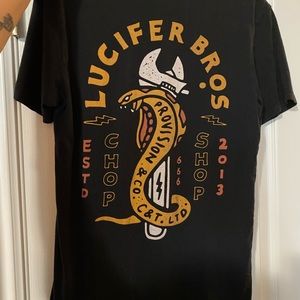 Black P&Co Graphic Tee